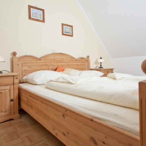 großes Schlafzimmer in der Ferienwohnung Morgenrot